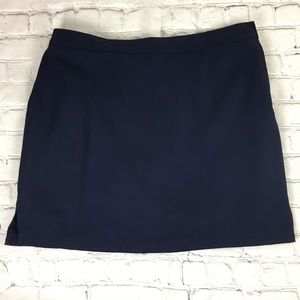 Greg Norman Women’s PlayDri Navy Golf Skort Sz 12